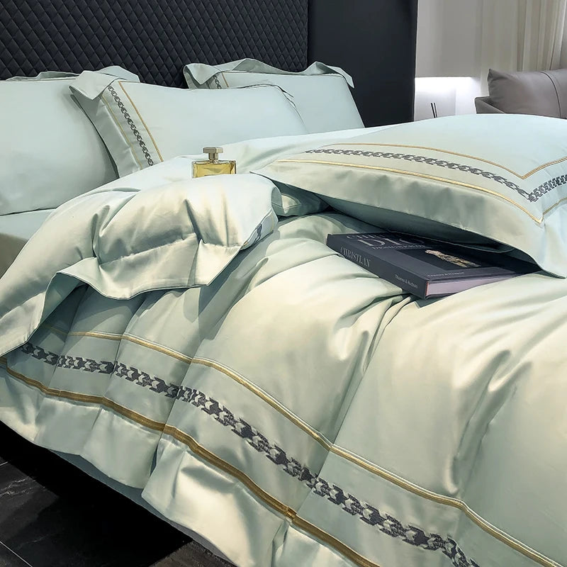 200S LONG-STAPLE COTTON FOUR-PIECE LUXURY BEDDING SET