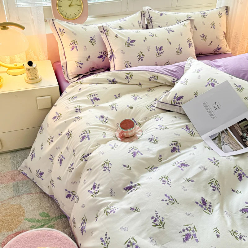 PRINTED DUVET COWER WITH 2 PILLOW CASE