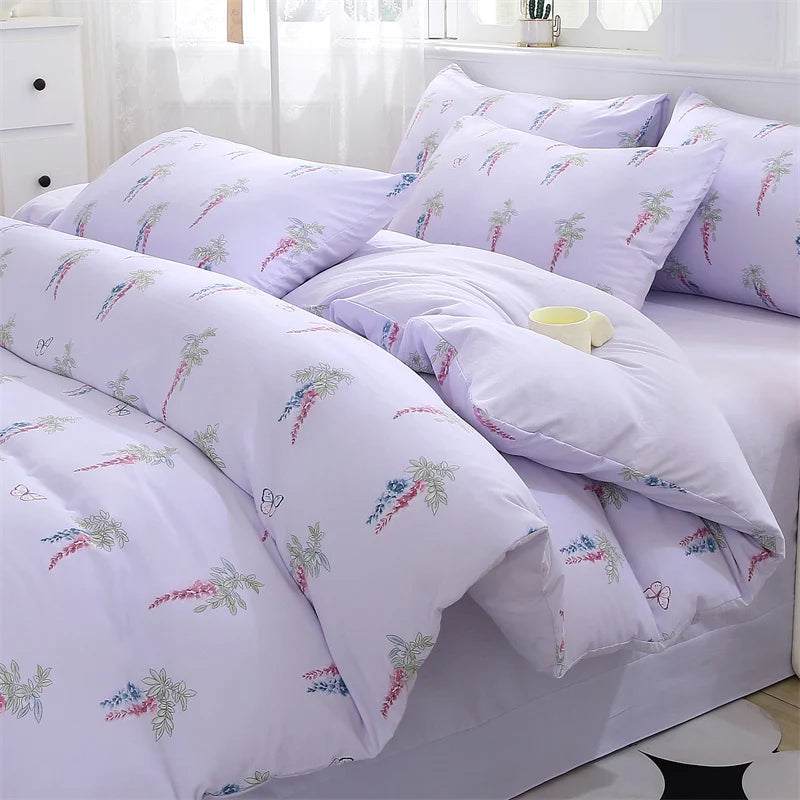 IMPORTANT COTTON DUVET COVER SET WITH 2PILLOW CASE