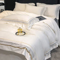 100% Egyptian Cotton Luxury Embroidery Hotel Style Bedding Set | Queen & King Size