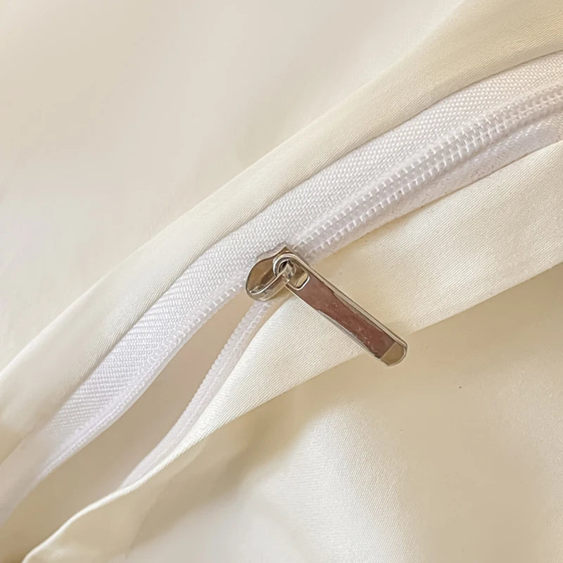 100% Egyptian Cotton Chic Embroidery Luxury Bedding Set - 4 Pieces