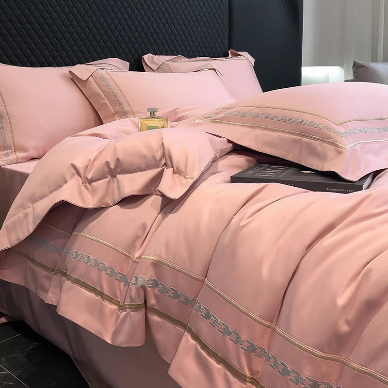 200S LONG-STAPLE COTTON FOUR-PIECE LUXURY BEDDING SET
