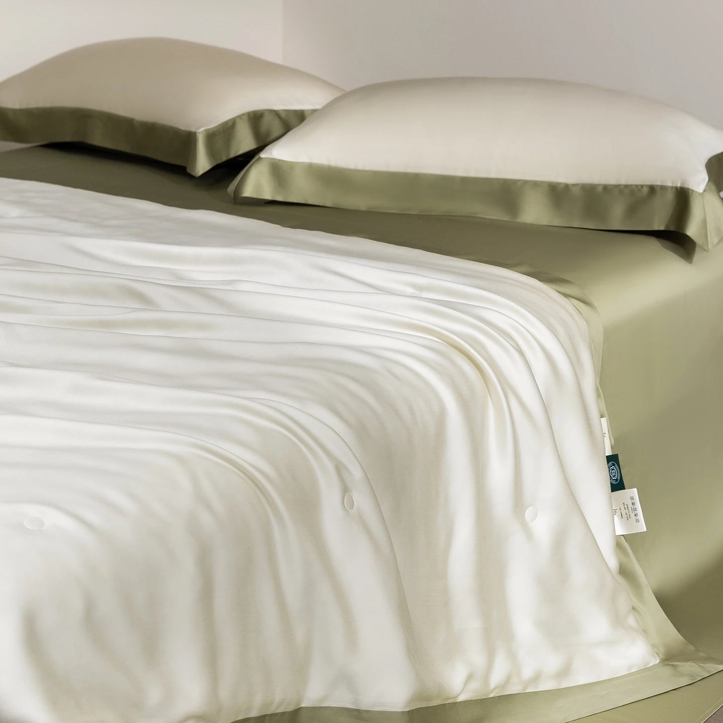 600TC Lyocell Summer Quilt | Cooling Eucalyptus Air Conditioning Comforter | Bed Sheet & Pillowcases |