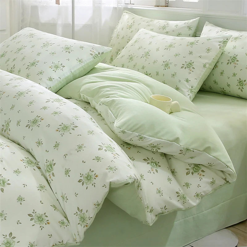 IMPORTANT COTTON DUVET COVER SET WITH 2PILLOW CASE