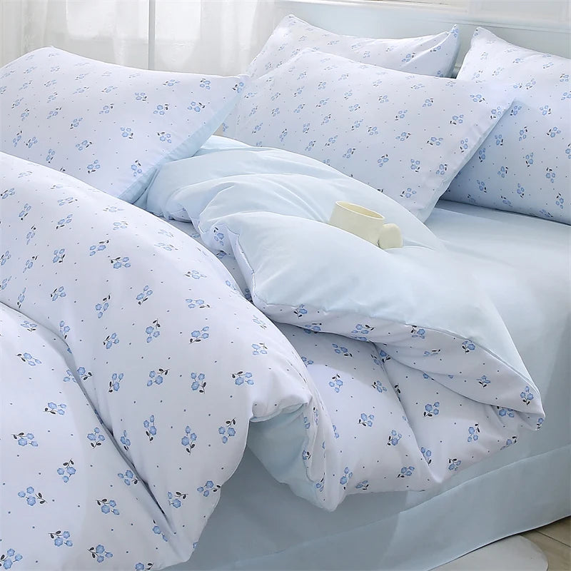 IMPORTANT COTTON DUVET COVER SET WITH 2PILLOW CASE