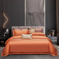 1400TC Egyptian Cotton  Bedding Set - 4 Pieces | Hollow Wide Edge Design