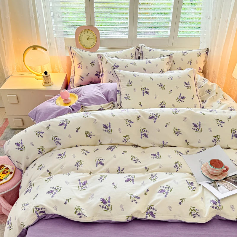 PRINTED DUVET COWER WITH 2 PILLOW CASE