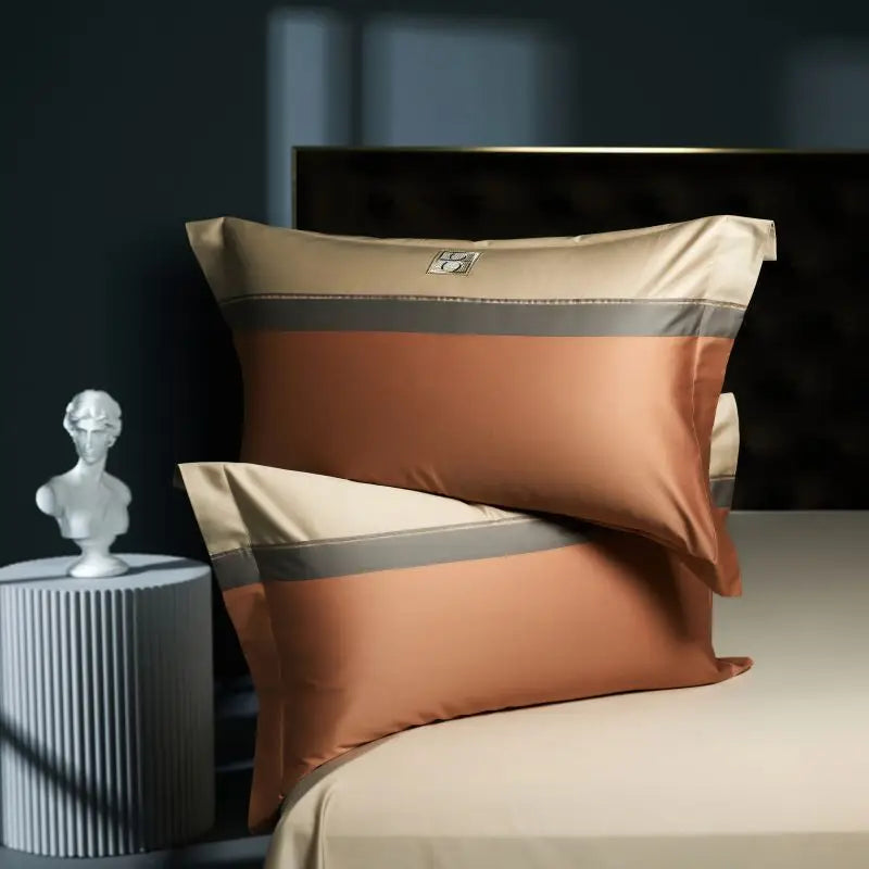 Luxury 1000TC Egyptian Cotton Embroidery Bedding Set - 4 or 7 Pieces | Queen & King Size